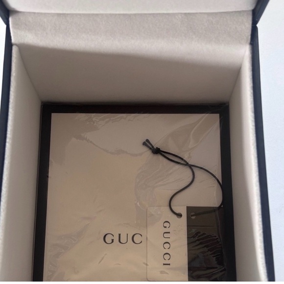 Gucci Interlocking G Gold PVD Watch - Black Dial - Authentic w/ Papers - Picture 14 of 14